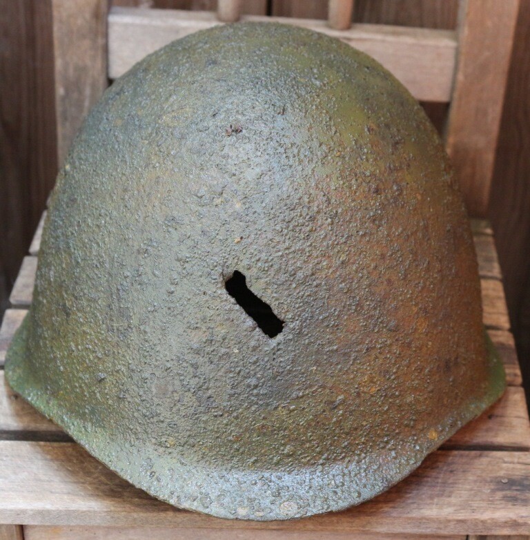 Soviet helmet SSh39 / from Smolensk