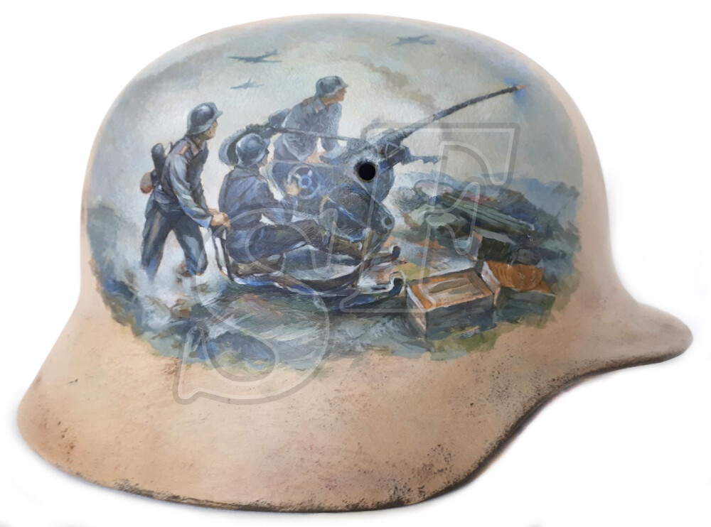 Steel helmet M-40 Stalingrad (Restoration)