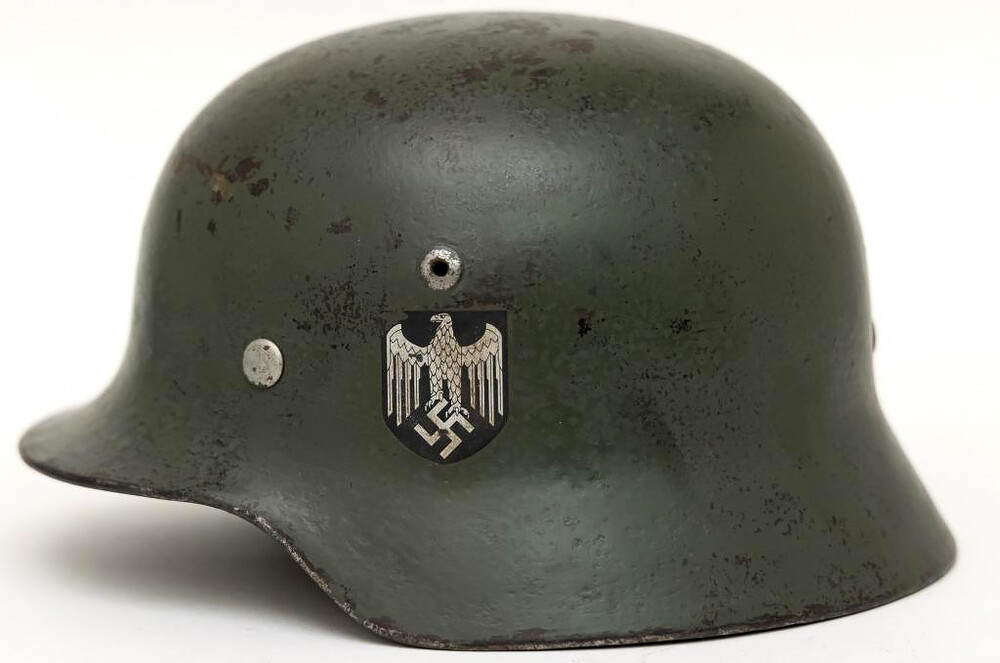 Restored German helmet M35 DD, Wehrmacht