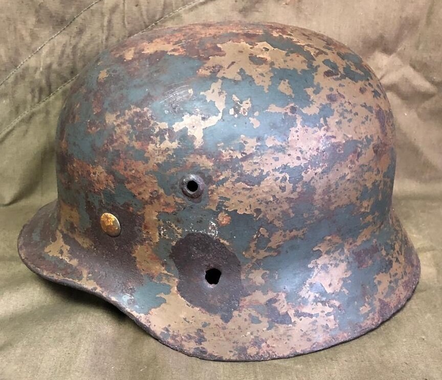 German helmet M35 / from Rostov
