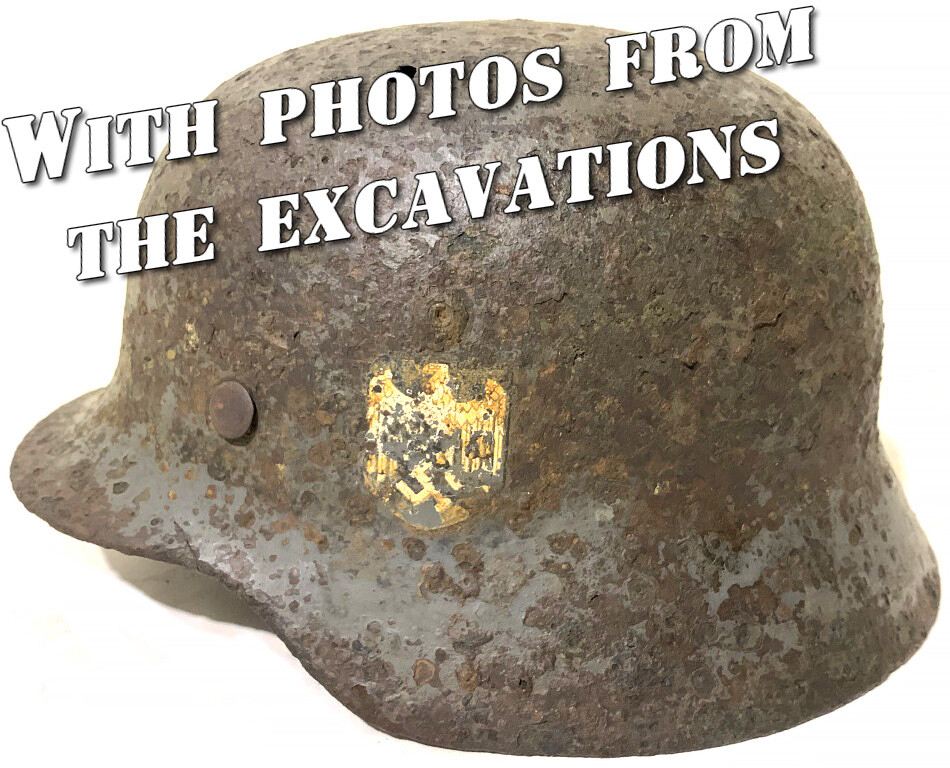 Wehrmacht helmet M35 DD / from Novgorod