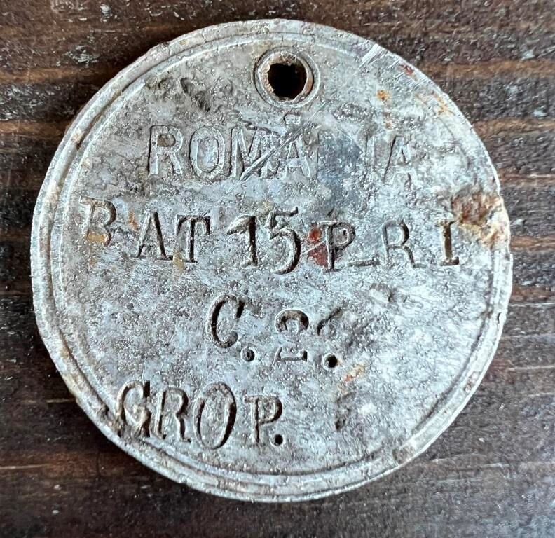 Romanian dogtag / from Stalingrad