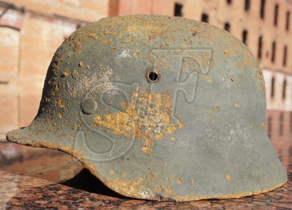 German helmet M35 from Gorodishche district of Stalingrad