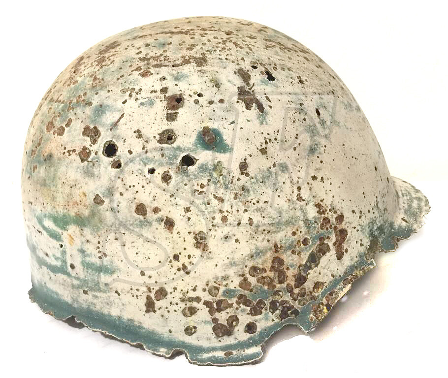 Soviet helmet SSH39 / from Stalingrad