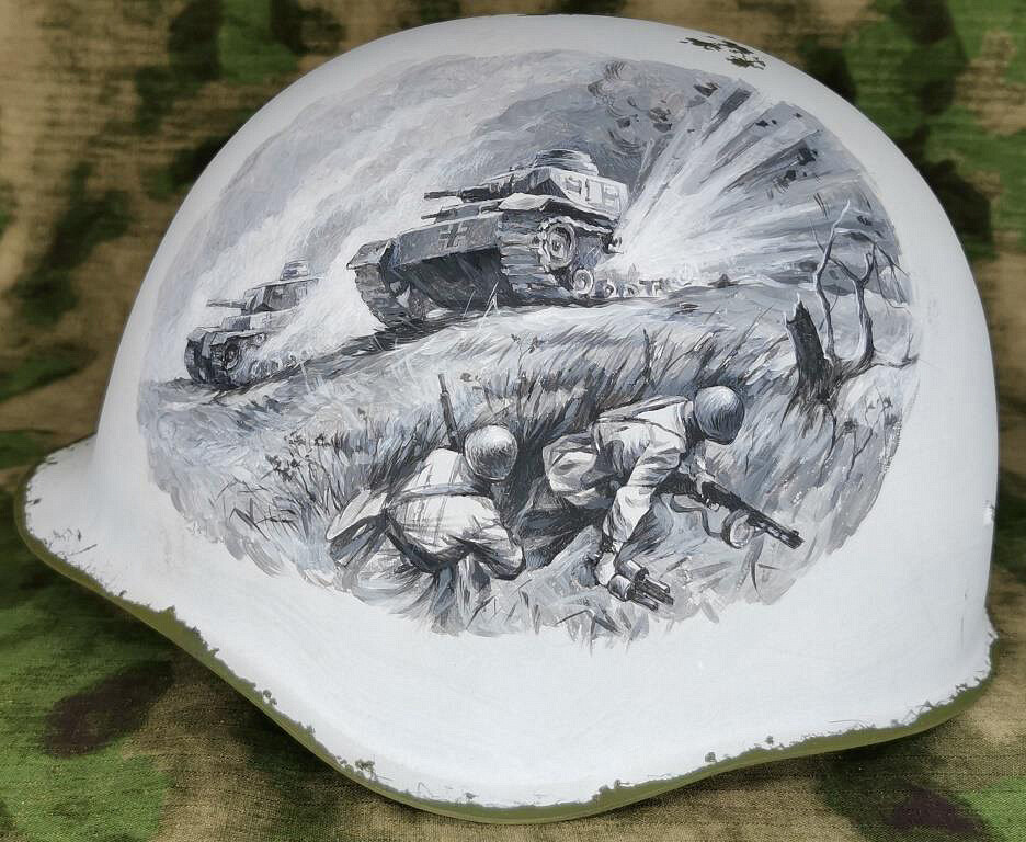 Restored Soviet helmet