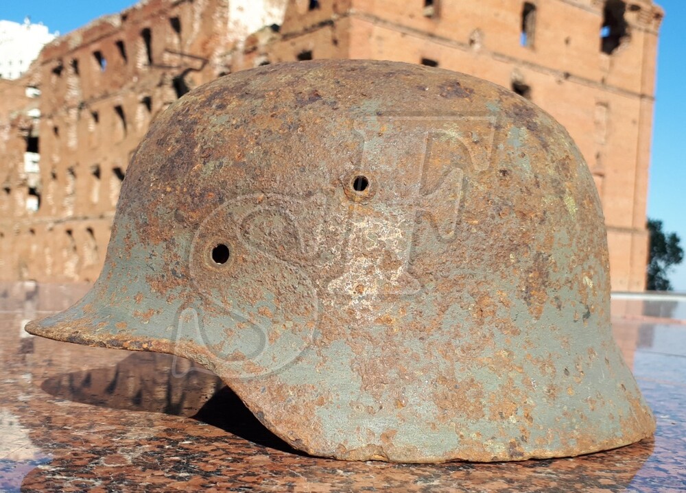 German helmet M35 from Stalingrad