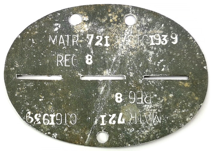 Romanian dogtag / from Stalingrad