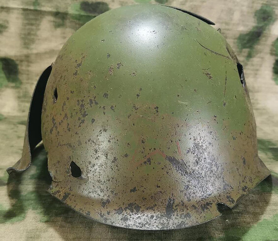 Soviet helmet SSh39 / from Kaluga