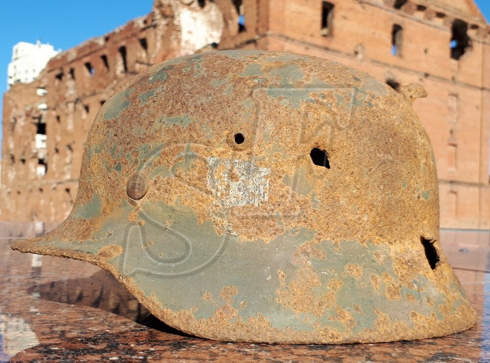 German helmet M35 from Stalingrad