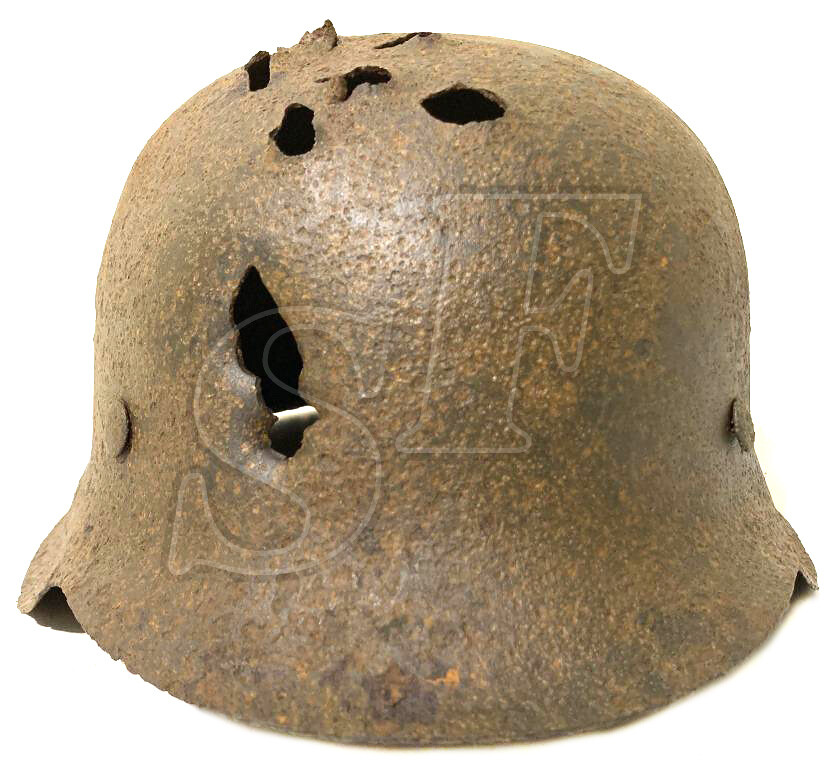 German helmet M42 / from Stalingrad