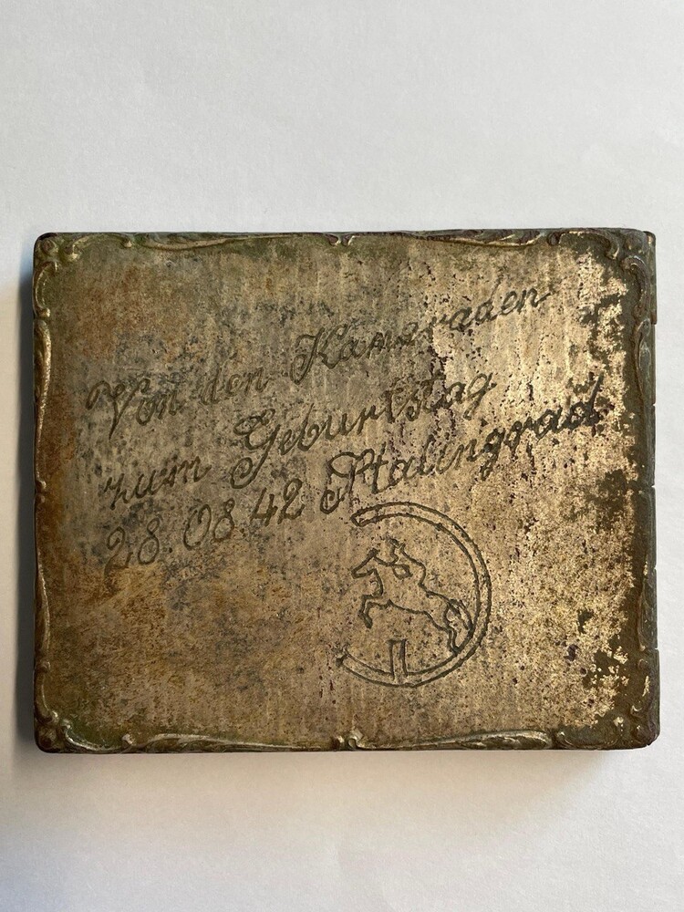 Cigarette box / from Stalingrad