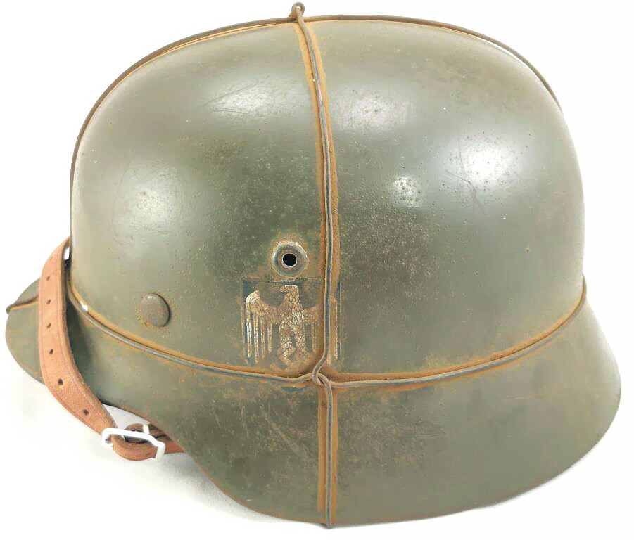 Restored German helmet M35 DD, Wehrmacht