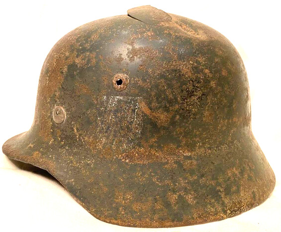German helmet M35 DD / from Stalingrad