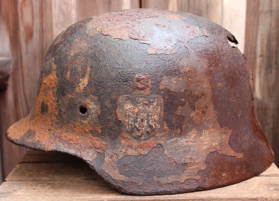 Wehrmacht helmet M35 / from Kaluga