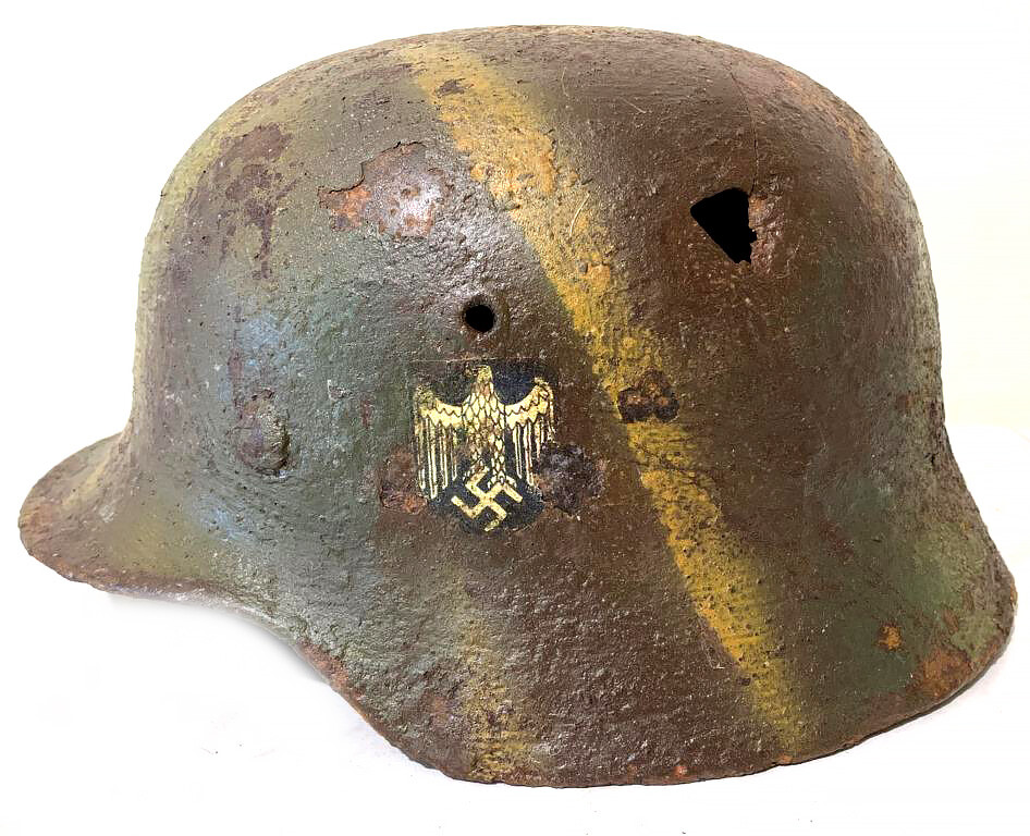 Restored German helmet M40, Wehrmacht