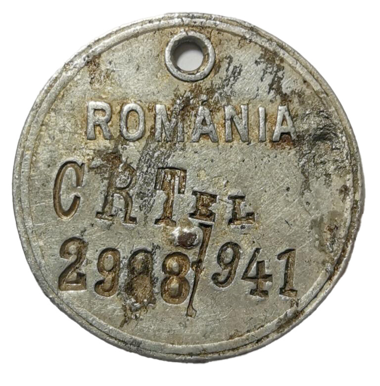 Romanian dogtag / from Stalingrad