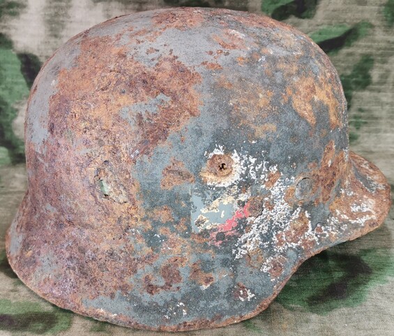 Wehrmacht helmet M35 DD / from Kursk