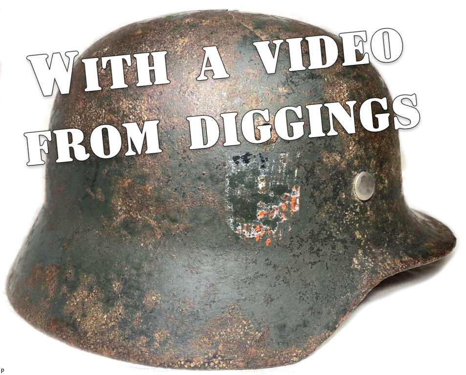 German helmet M35 DD / from Stalingrad