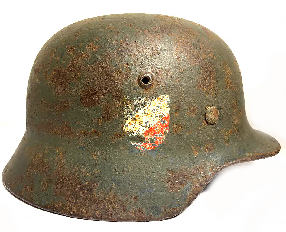 German helmet M35 DD / from Stalingrad