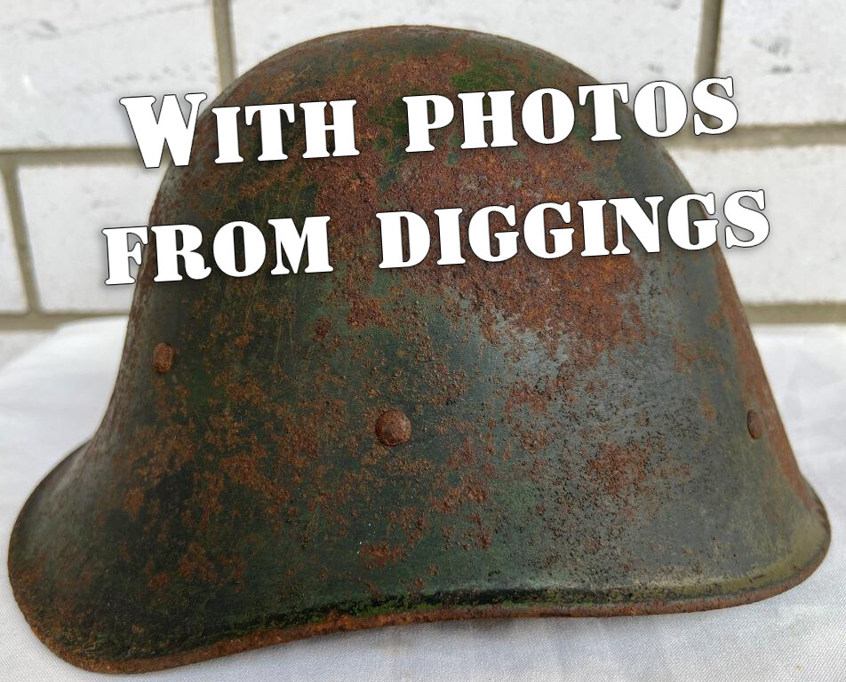 Romanian helmet / from Stalingrad