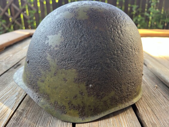 Soviet helmet SSh40 / from Stalingrad