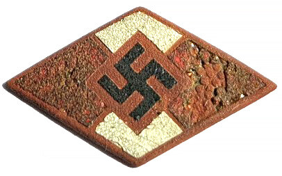 Hitler Jugend membership badge / from Koenigsberg