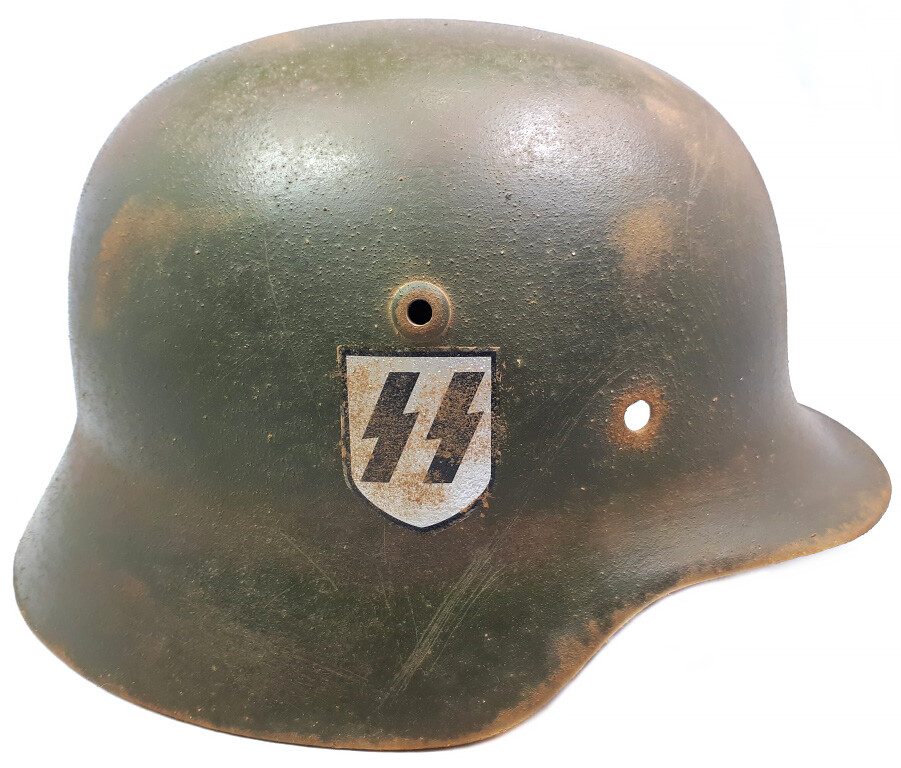 Waffen SS helmet M35 DD / Restoration