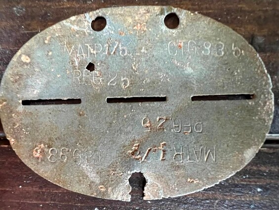 Romanian dogtag / from Stalingrad