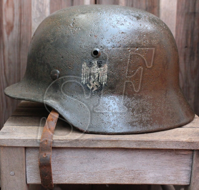 Wehrmacht helmet M35 DD / from Karelia
