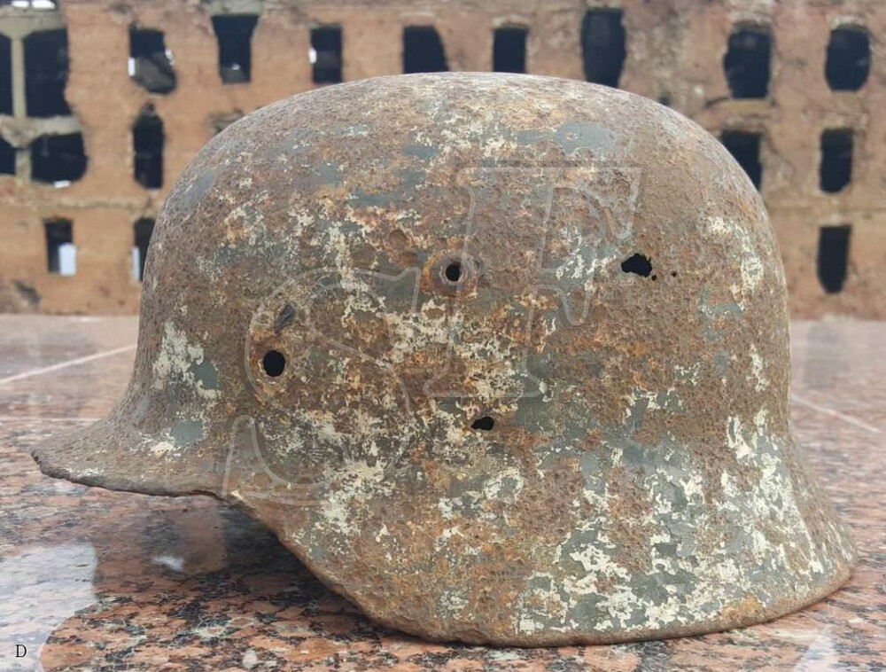 German helmet M35 / Stalingrad region