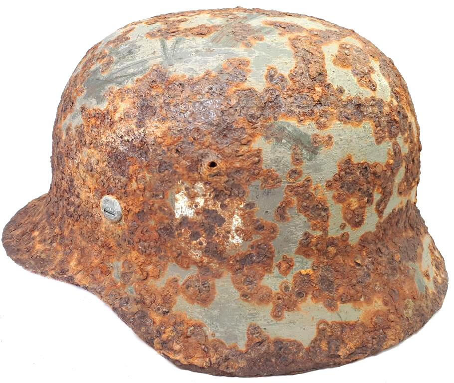 German helmet M35 DD / from Stalingrad