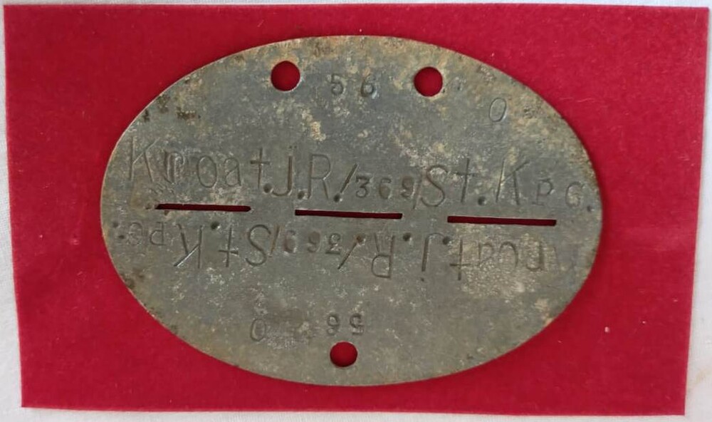 Croatian dogtag Kroat.J.R.