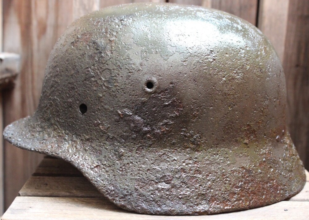 German helmet M40 / from Vyazma