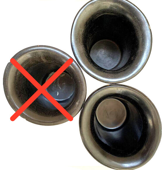 Bakelite glasses from flasks / from Novgorod