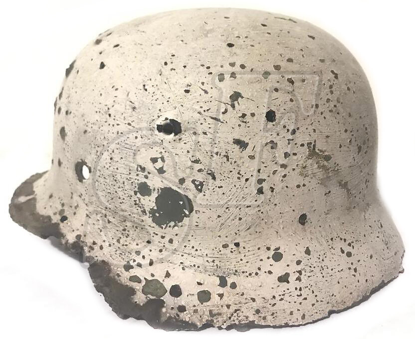 German helmet М40 / from Leningrad