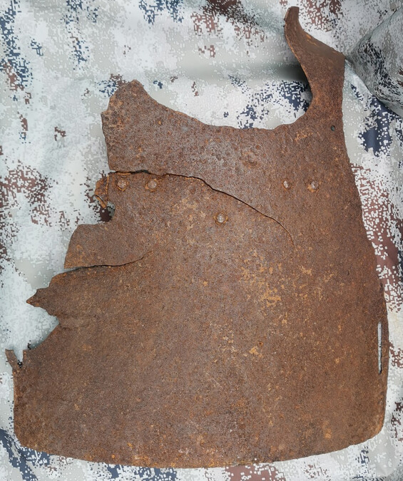 Soviet Steel Bib CN-42 / from Stalingrad
