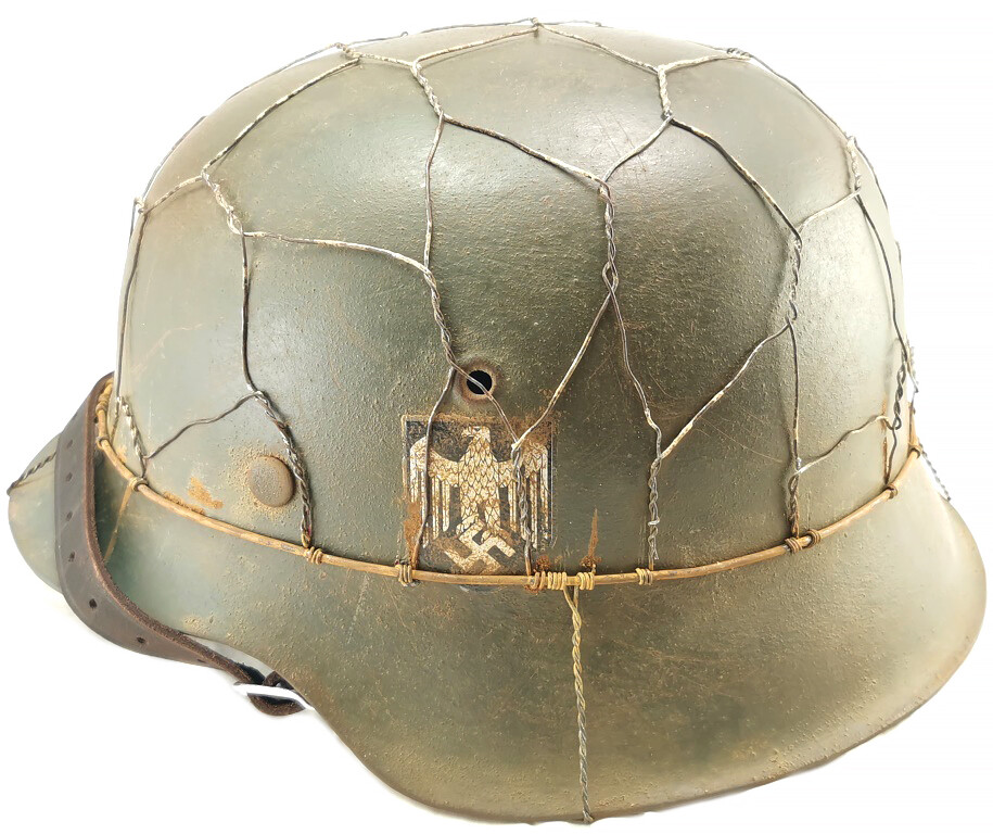 Restored German helmet M42, Wehrmacht