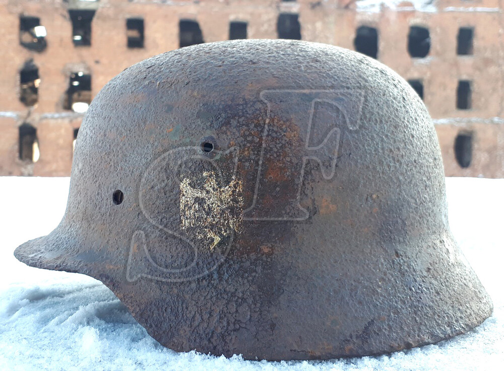Helmet M40, Wehrmacht / from Kursk