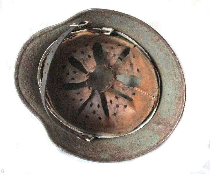 German helmet M35 / from Stalingrad