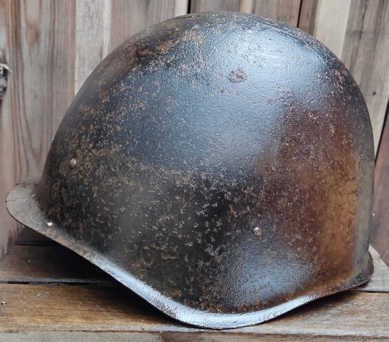 Soviet helmet SSh40 / from Stalingrad