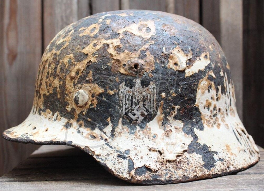German helmet М35 from Stalingrad