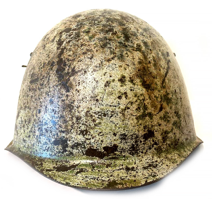Soviet helmet SSh39 / from Stalingrad