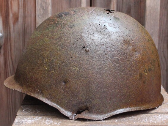 Soviet helmet SSh39 / from Tver