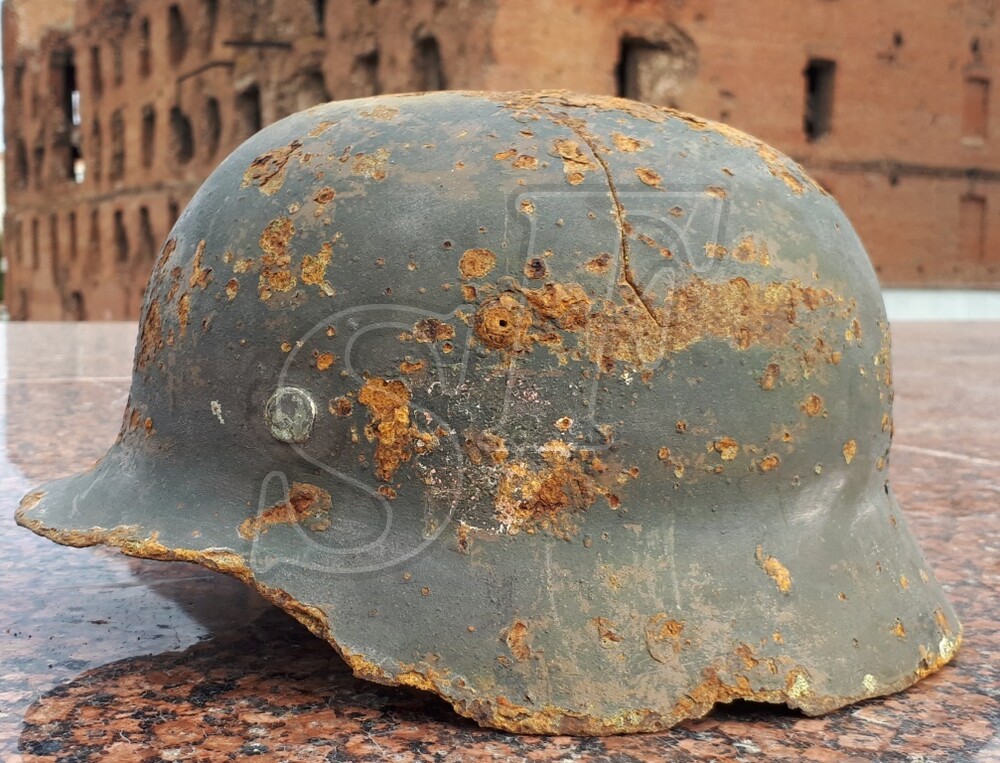 German helmet M35 / Kharkov, Ukraine