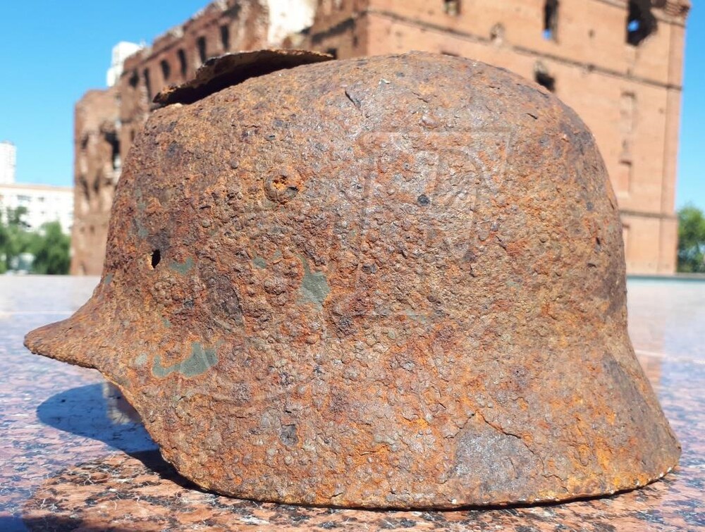 German helmet М35 from Smolensk