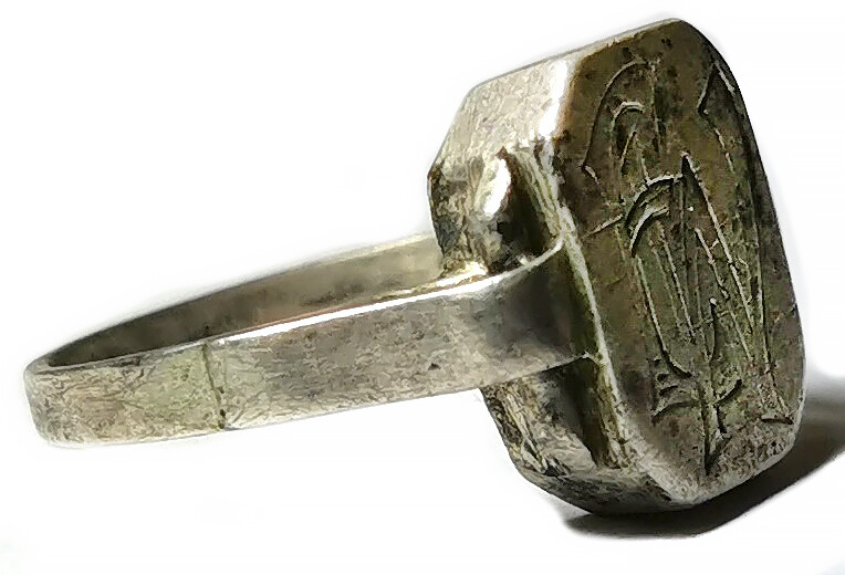 German Ring with initials / from Stalingrad