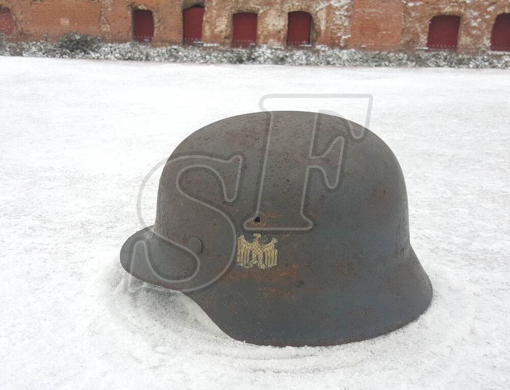 German steel helmet M40 village from Vertyachiy