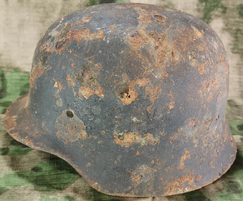 German helmet M35 / from Stalingrad