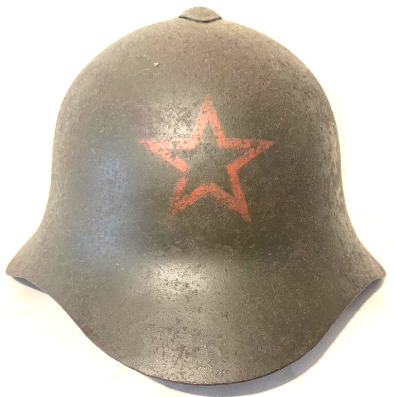 Soviet helmet SSh36 / from Murmansk