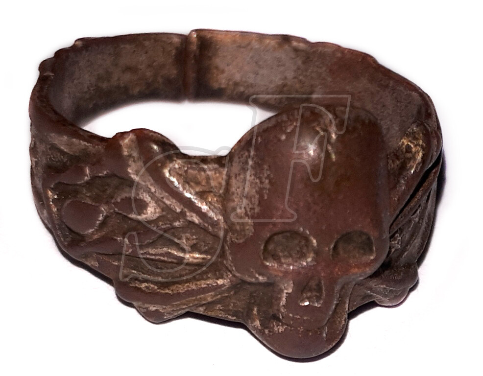 The skull ring of 3 Reich from Baltiysk (former Pillau)